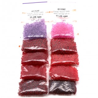 Набор бисера чешский preciosa 10/0 по 5г, 10шт